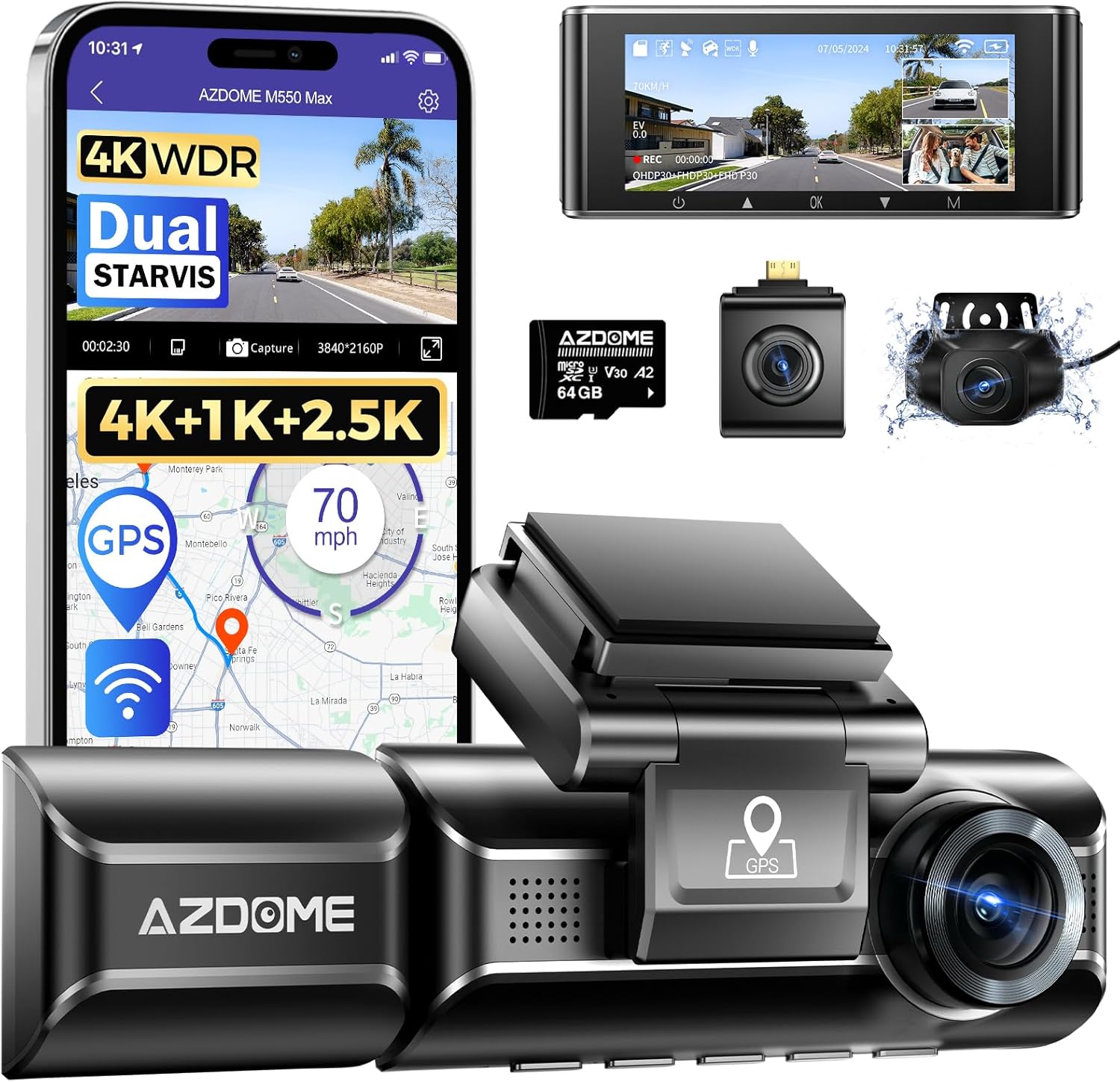 ازدوم M550 ماكس - Azdome M550 Max ازدوم M550 ماكس - Azdome M550 Max
